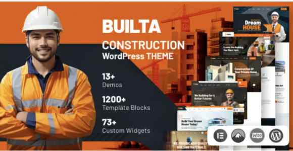 Builta Construction WordPress Theme