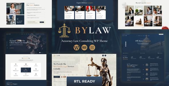 ByLaw – Lawyer/ Law Firm Theme 1 By Law Lawyer Law Firm Theme