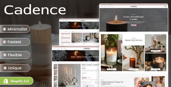 Cadence - Candles Shop Responsive Shopify 2.0 Theme 1 Cadence Candles Shop Responsive Shopify 2.0 Theme
