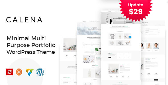 Calena – Minimal Multi-Purpose Portfolio WordPress Theme 1 Calena Minimal Multi-Purpose Portfolio WordPress Theme