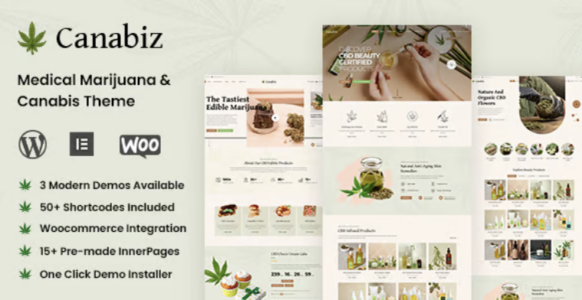 Canabiz Marijuana WordPress Theme