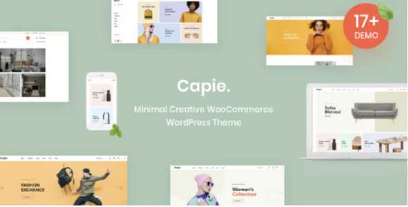 Capie - Minimal Creative Woo Commerce WordPress Theme