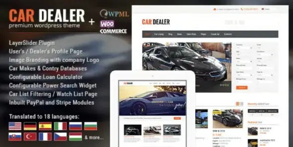 Car Dealership Automotive WordPress Theme