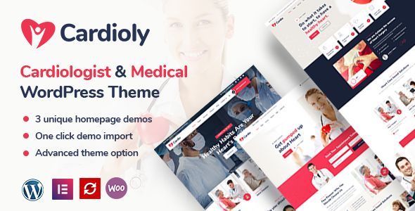 Cardioly – Cardiologist and Medical WordPress theme 1 Cardioly – Cardiologist and Medical WordPress Theme