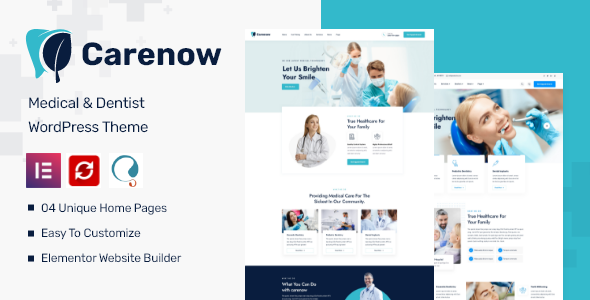 Carenow – Medical & Dentist WordPress Theme 1 Carenow Medical & Dentist WordPress Theme