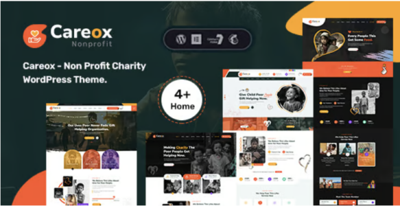 Careox Non Profit Charity WordPress Theme