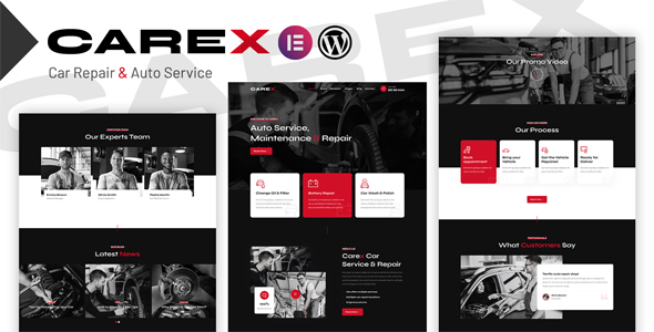 Carex - Car Repair & Auto Service Elementor WordPress Theme 1 Carex Car Repair & Auto Service WordPress Theme