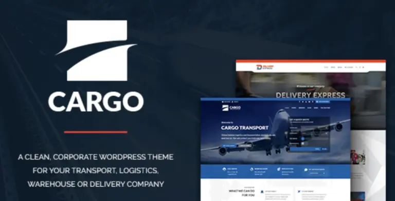 Cargo Pro Transport & Logistics WordPress Theme