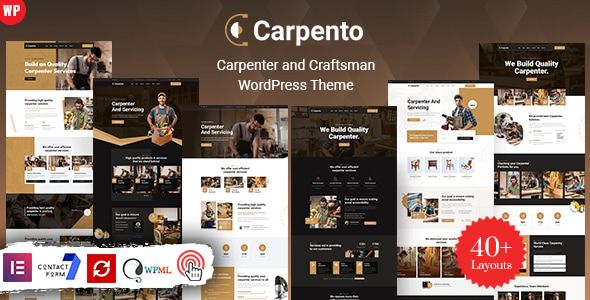 Carpento – Carpenter and Craftsman WordPress Theme 1 Carpento Carpenter and Craftsman WordPress Theme