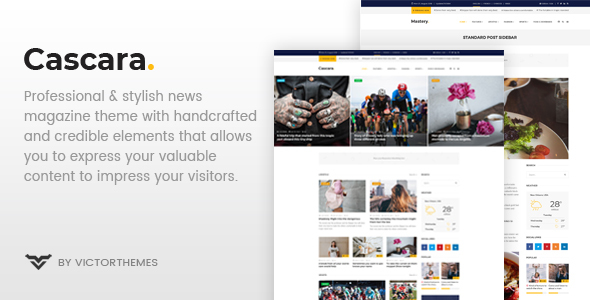 Cascara - Blog, News & Magazine WordPress Theme 1 Cascara WordPress Theme