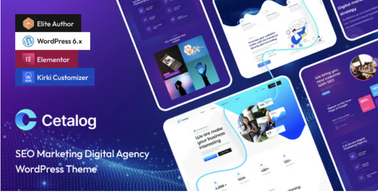 Cetalog - Marketing & SEO Agency WordPress Theme + RTL 1 Cetalog Marketing & SEO Agency WordPress Theme