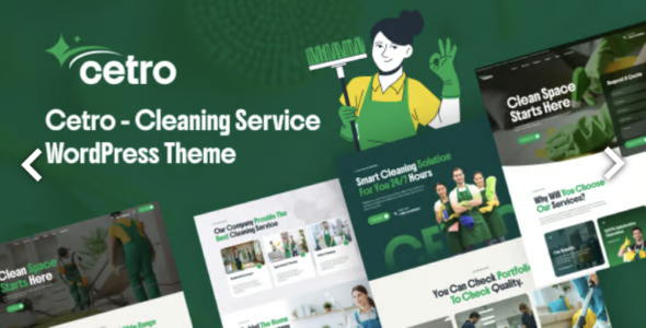 Cetro - Cleaning Service WordPress Theme