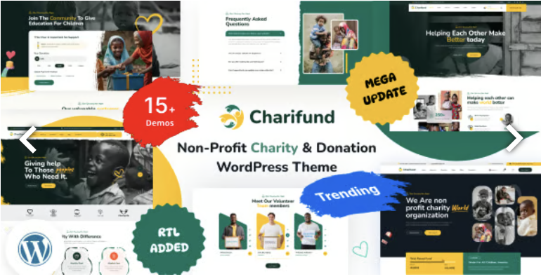 ChariFund - Charity WordPress Theme Multipurpose 1 Chari Fund - Charity WordPress Theme