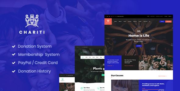 Chariti – Charity Donation WordPress 1 Chariti – Charity Donation WordPress
