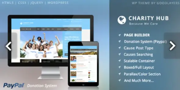 Charity Hub Pro WordPress Theme