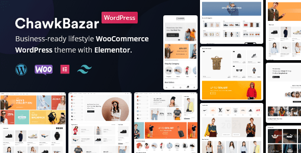 ChawkBazar - Elementor Lifestyle and Fashion Ecommerce Theme 1 Chawk Bazar WordPress Theme