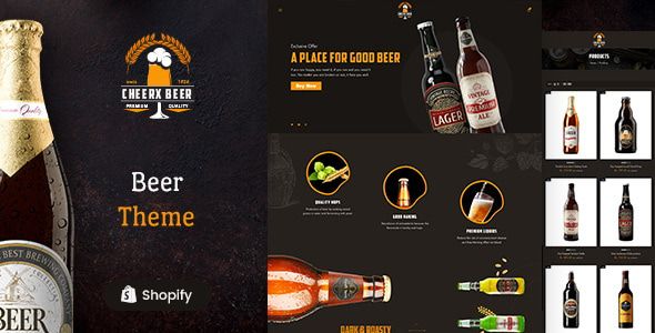 Cheerx Alcohol & Liquor Store Shopify Theme