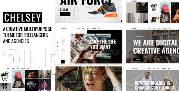 Chelsey - Portfolio Theme for Freelancers and Agencies 1 Chelsey Portfolio Theme for Freelancers and Agencies