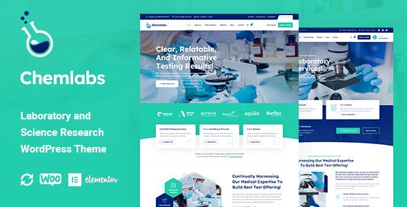 Chemlabs – Laboratory Science Research WordPress Theme 1 Chemlabs Laboratory Science Research WordPress Theme