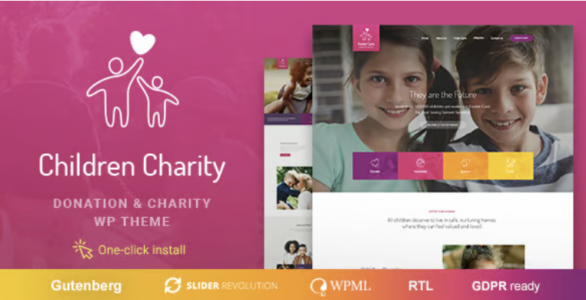 Children Charity Nonprofit & NGO WordPress Theme