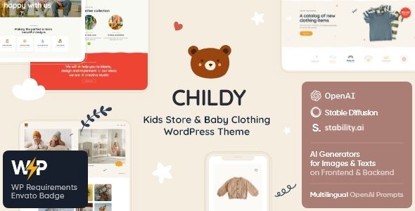 Childy — Kids Store Baby Clothing WordPress Theme 1 Childy Kids Store Baby Clothing WordPress Theme