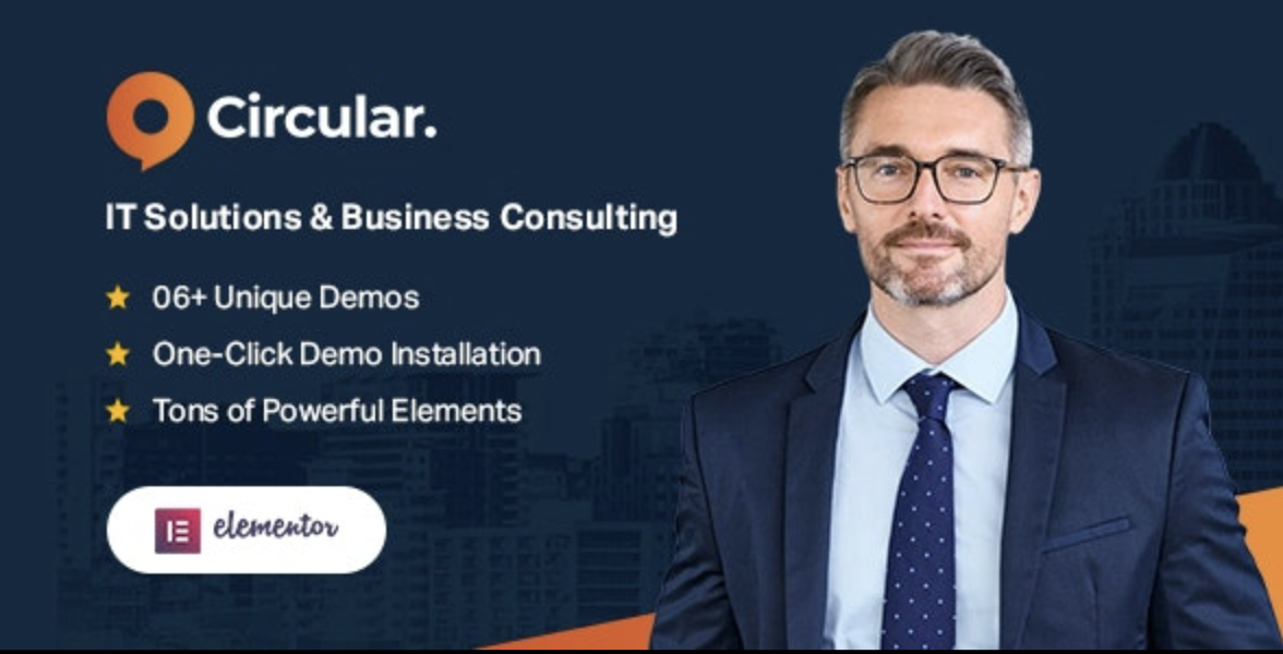 Circular – IT Solutions Business Consulting Elementor WordPress Theme 1 Circular – IT Solutions Business Consulting WordPress Theme
