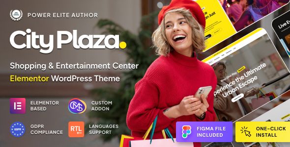 City Plaza - Entertainment Center & Shopping Mall WordPress Theme 1 City Plaza Shopping & Entertainment Center WordPress Theme
