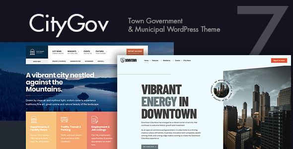 CityGov – City Government & Municipal WordPress Theme 1 City Gov – City Government & Municipal WordPress Theme