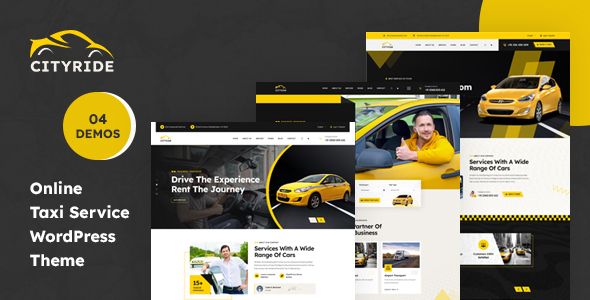 Cityride - Online Taxi Service WordPress Theme 1 Cityride - Online Taxi Service WordPress Theme