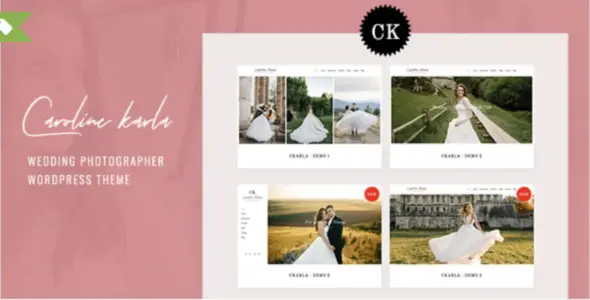 Ckarla Wedding Photography WordPress Theme
