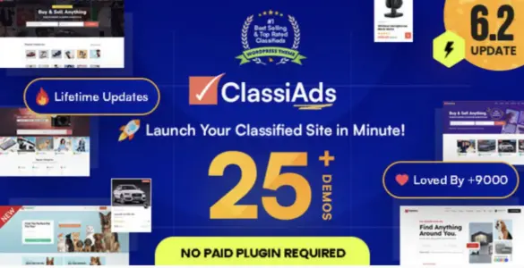 Classiads - Classified Ads WordPress Theme