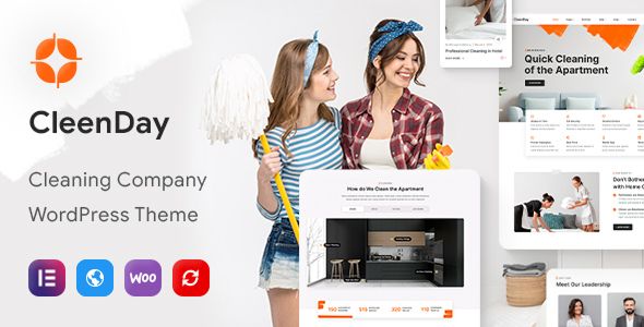 CleenDay – Cleaning Company WordPress Theme 1 Cleen Day Cleaning Company WordPress Theme