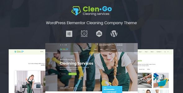 Clengo – Cleaning Company 1 Clengo – Cleaning Company WordPress Theme