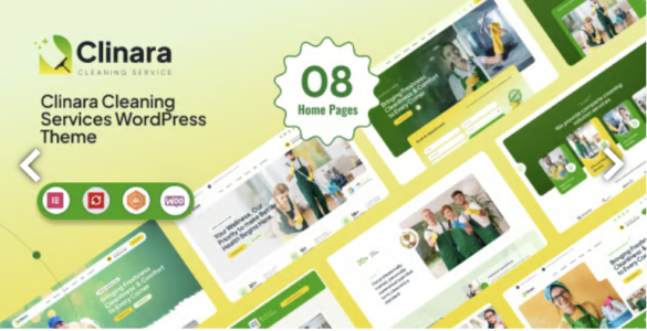 Clinara Cleaning Services WordPress Theme