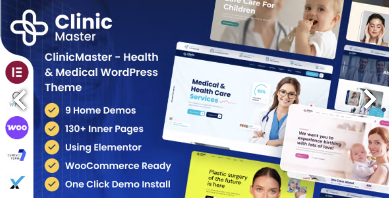 ClinicMaster - Health & Medical WordPress Theme 1 Clinic Master - Health & Medical WordPress Theme