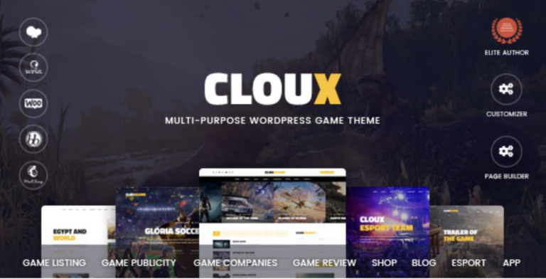 Cloux WordPress Theme