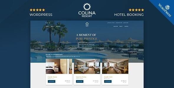 Colina : Resort and Hotel WordPress Theme 1 Colina : Resort and Hotel WordPress Theme