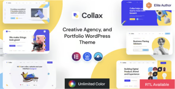 Collax Creative Agency WordPress Theme