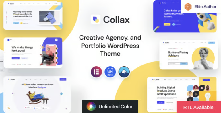 Collax - Creative Agency WordPress Theme 1 Collax Creative Agency WordPress Theme