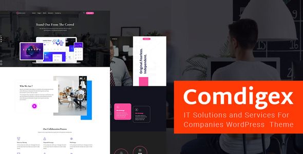 Comdigex - IT Solutions and Services Company WP Theme 1 Comdigex IT Solutions and Services WordPress Theme