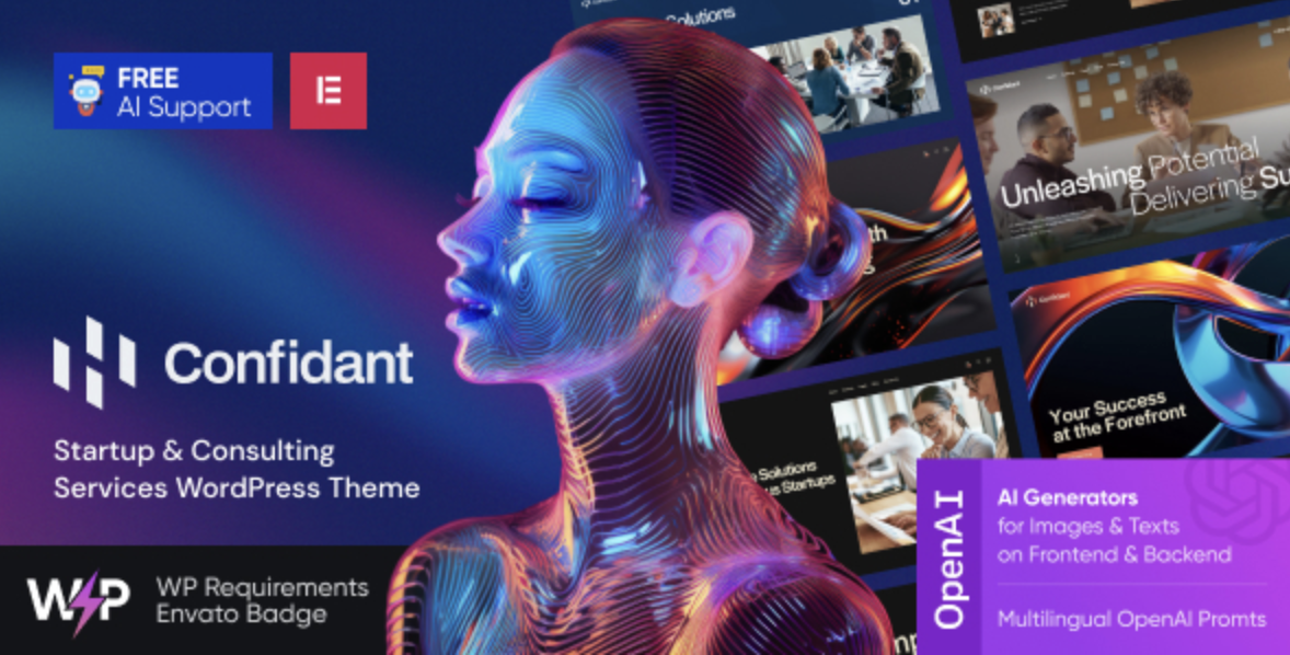 Confidant – Startup Consulting Services WordPress Theme 1 Confidant Startup Consulting Services WordPress Theme