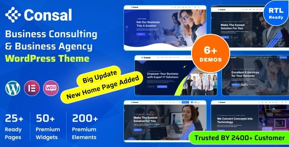 Consal - Business Consulting & Business Agency WordPress Theme 1 Consal Business Consulting & Business Agency WordPress Theme