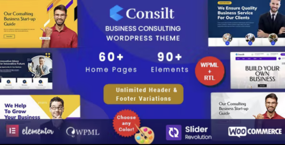 Consilt – Business Consulting WordPress Theme