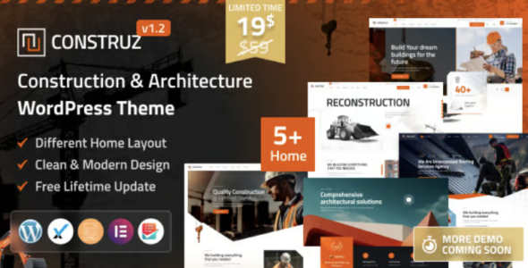 Construz - Construction & Architecture WordPress Theme