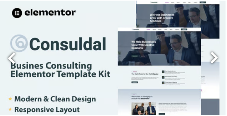 Consuldal - Busines Consulting Elementor Template Kit 1 Consuldal Business Consulting Elementor Template Kit