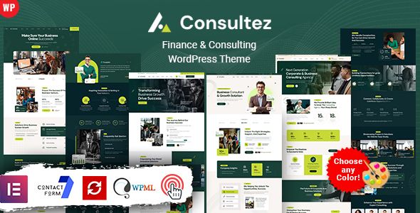 Consultez - Consulting Finance WordPress 1 Consultez WordPress Theme