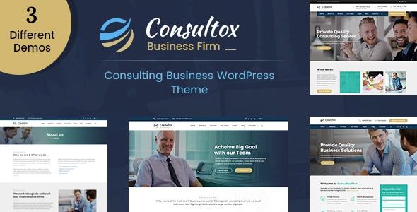 Consultox – Consulting Business WordPress Theme 1 Consultox Business Firm WordPress Theme