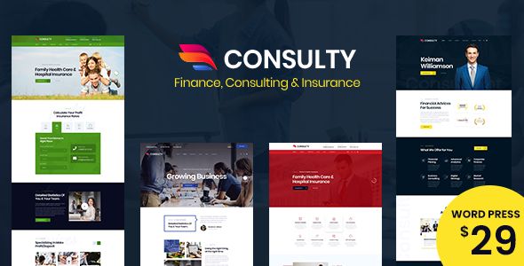 Consulty - Business Finance WordPress Theme 1 Consulty - Business Finance WordPress Theme