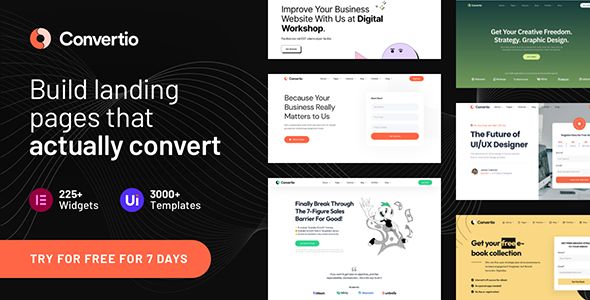 Convertio – Conversion Optimized Landing Page Theme 1 Convertio – Conversion Optimized Landing Page Theme