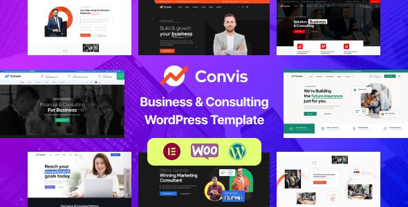Convis - Consulting Business Elementor WordPress Theme 1 Convis Business & Consulting WordPress Template